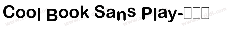 Cool Book Sans Play字体转换